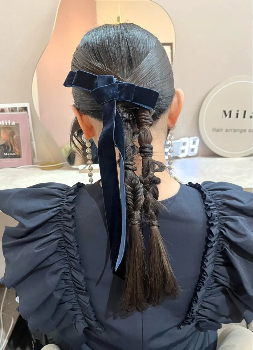 ヘアアレンジ ヘアセット Mila Akariのヘアスタイル