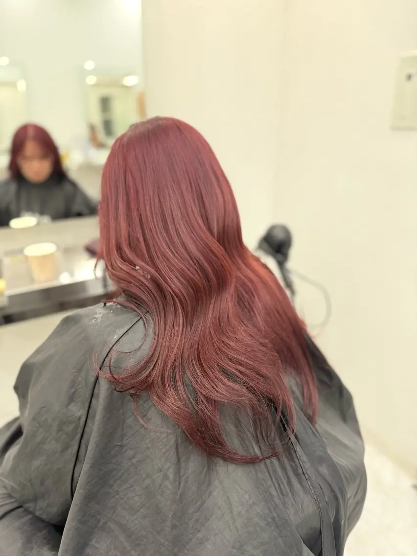 ロング カラー ヘアアレンジ カット ヘアカラー トリートメント 🤍韓国暖色ヘアNo .1🤍渋谷/らいるのヘアスタイル