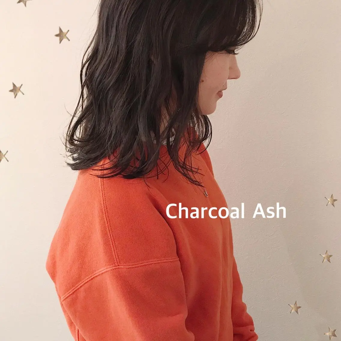 ミディアム カラー カット ヘアカラー 市川 千夏のヘアスタイル