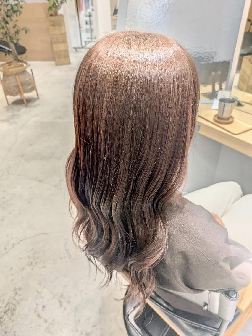 ロング カラー カット ヘアカラー 古屋 美春のヘアスタイル