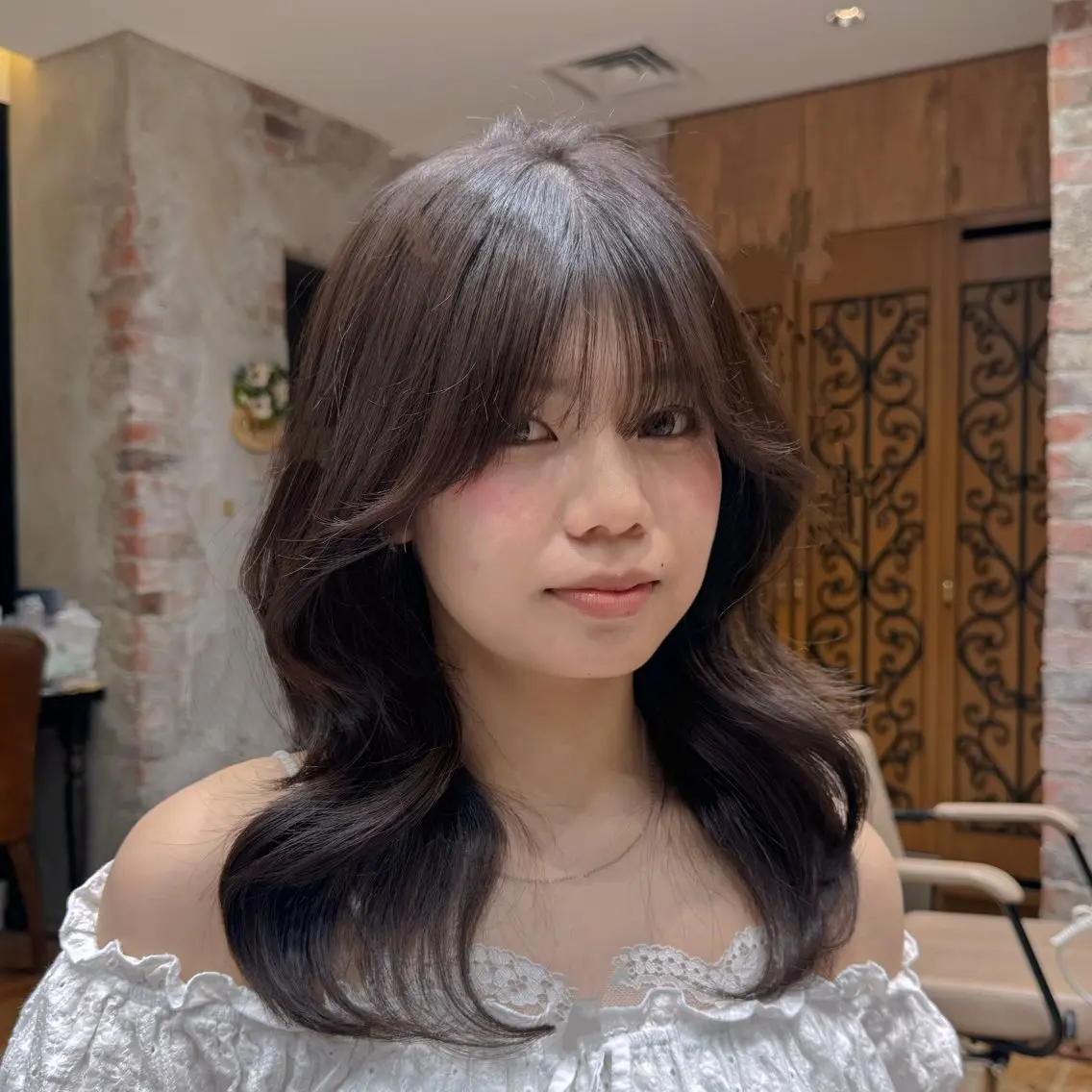 セミロング レイヤー/ 新宿/表参道/ミツキのヘアスタイル