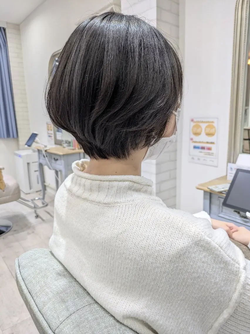 ショート ショートボブ ボブ ショートヘア カット トリートメント ヘッドスパ ミヤザキ マサユキのヘアスタイル