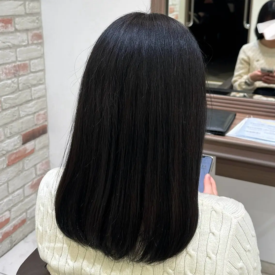 ミディアム カラー ヘアカラー 𓍯暖色/韓国風 田中沙羅‎𓍯のヘアスタイル
