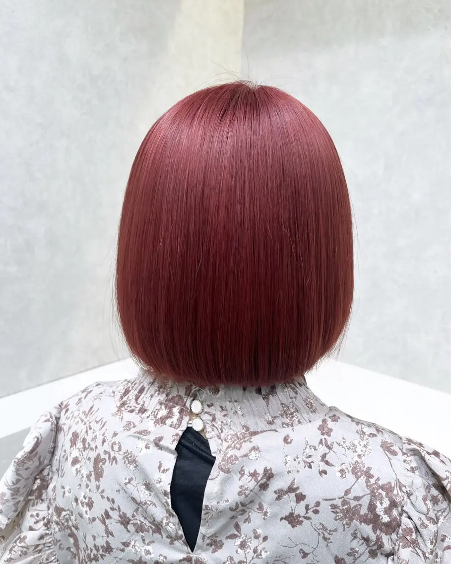 ミディアム カラー カット ヘアカラー トリートメント 韓国ヘア🇰🇷透明 感カラー/yui💞のヘアスタイル