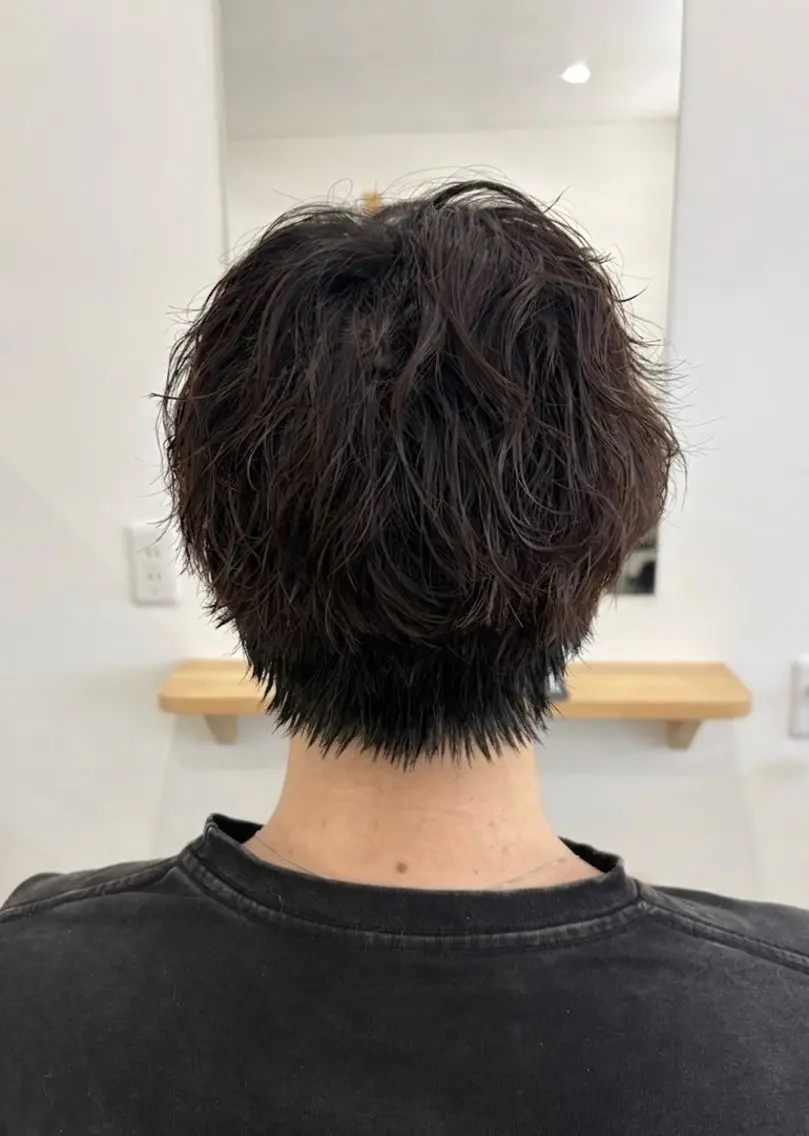 パーマ メンズ カット 縮毛矯正 COMPASS 星のヘアスタイル