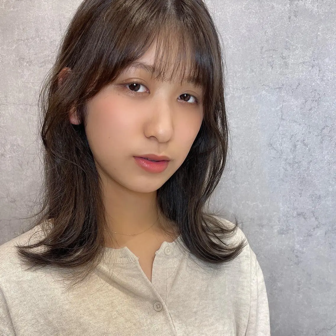 ミディアム カラー ヘアアレンジ カット ヘアカラー トリートメント 🌻あいり merci.🌻のヘアスタイル