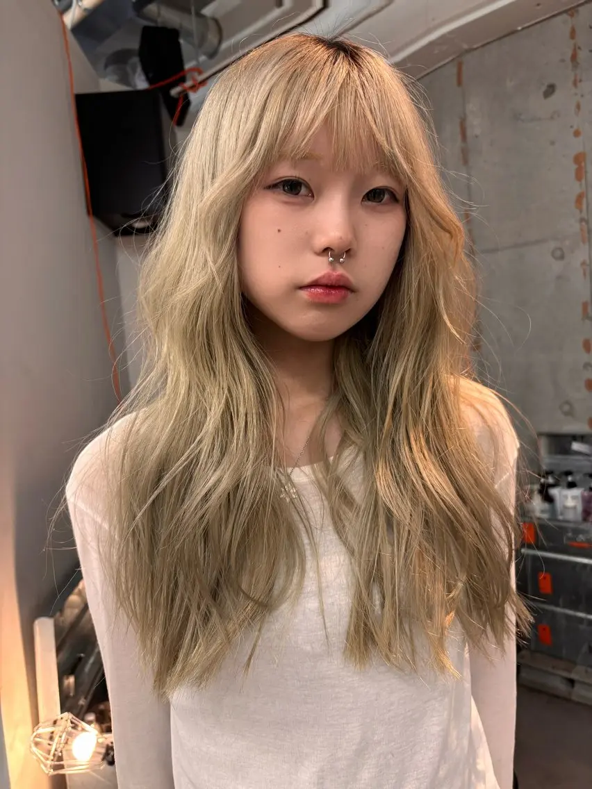 ロング カラー 中野 晴登のヘアスタイル