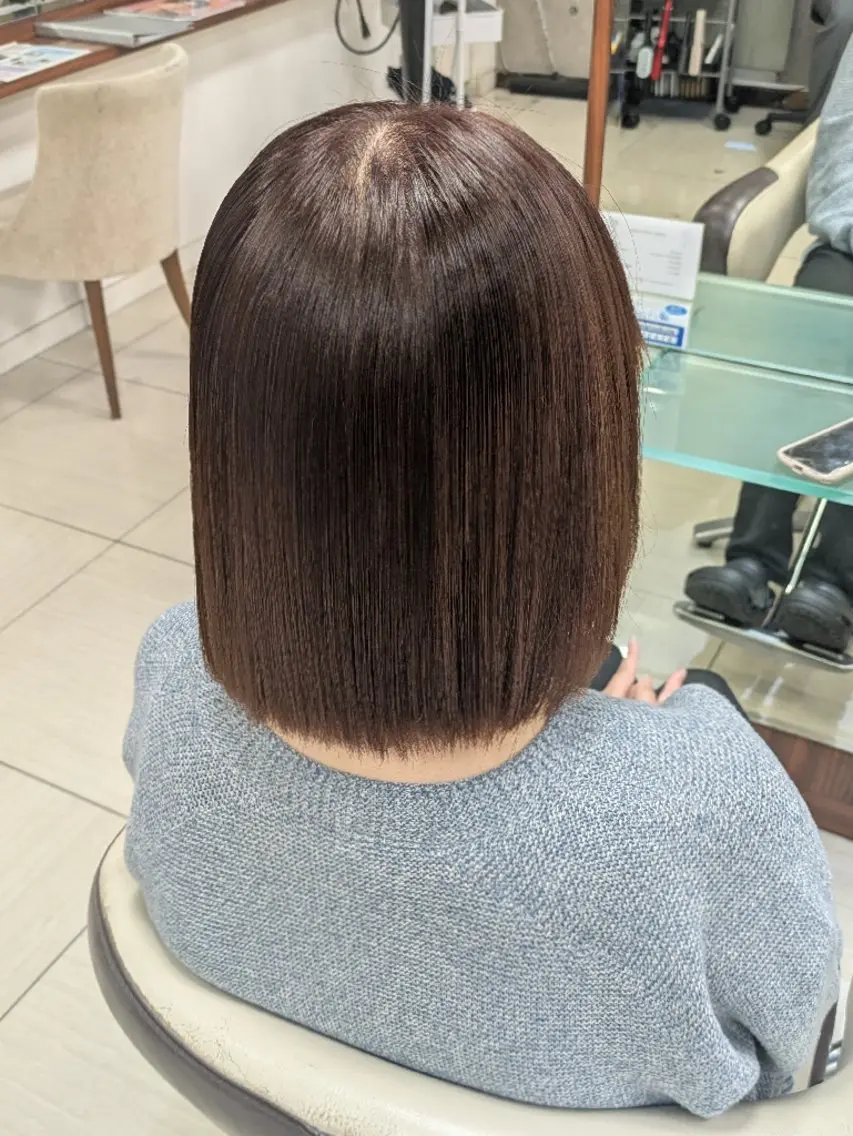 ショート 縮毛矯正 小林 凜のヘアスタイル