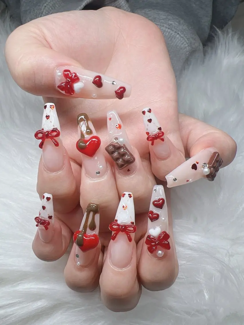 ネイル ハンドネイル Lee Nails チップ長さだし専門店のネイルデザイン