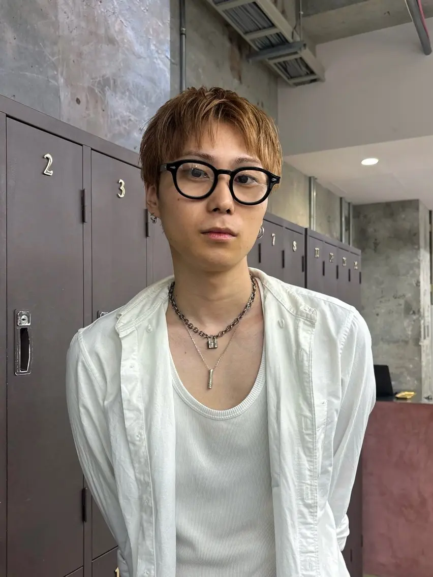 ショート メンズ カット ヘアカラー 大本 メンズ特化美容師のヘアスタイル