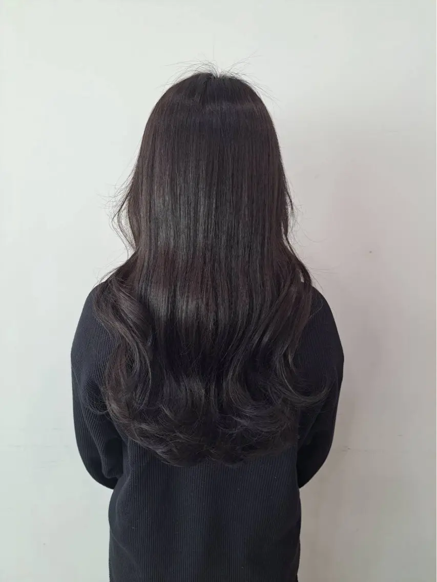 ロング カラー アディクシーカラー 透明感カラー イルミナカラー ヘアカラー トリートメント mairo【船橋】 /あいのヘアスタイル