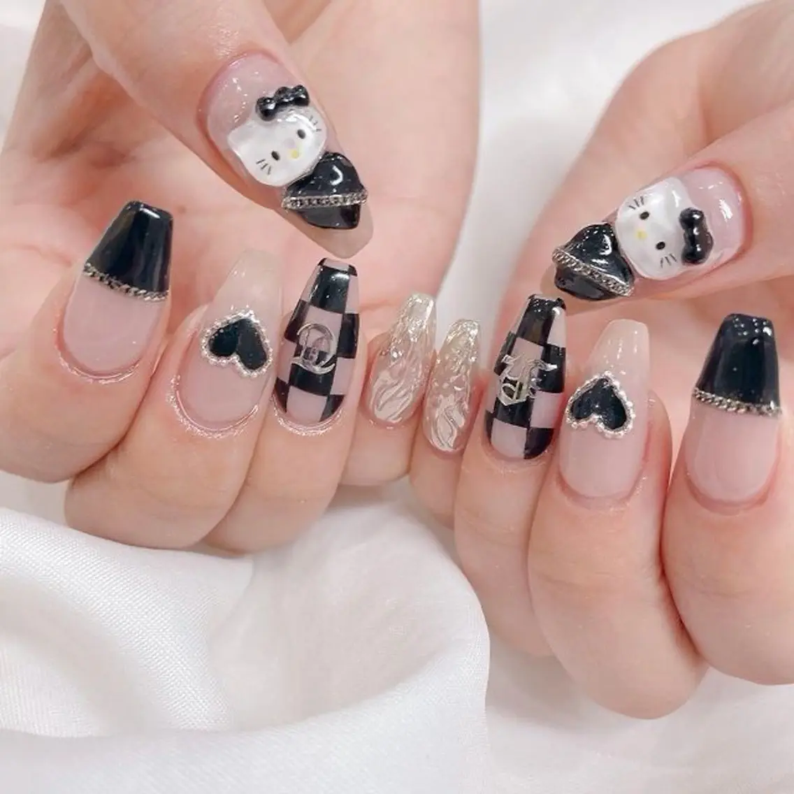 ネイル チークネイル フットネイル フレンチネイル グラデーション 韓国ネイル ハンドネイル YUKI NAILのネイルデザイン