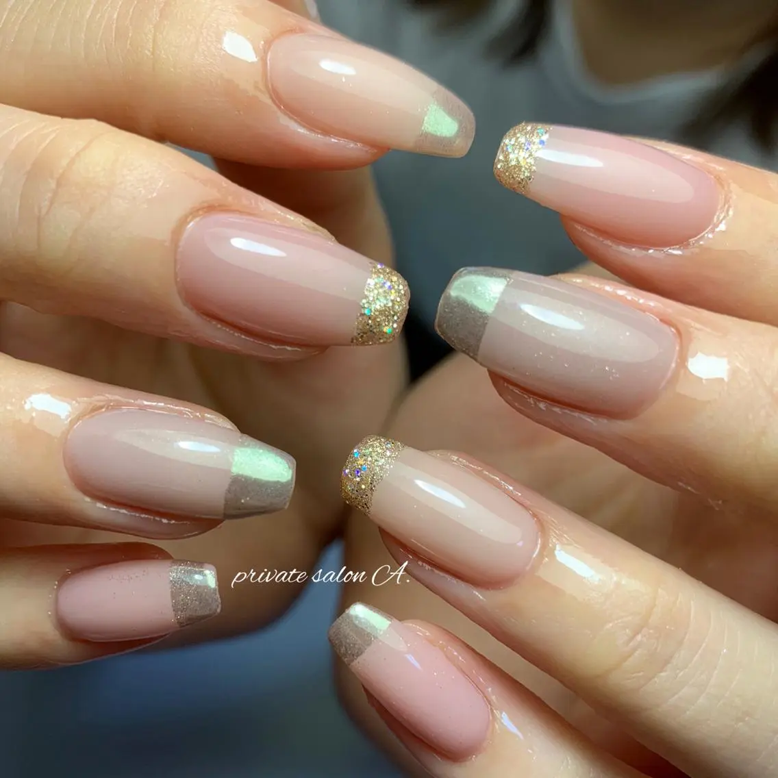 ネイル フレンチネイル richeri beautyのネイルデザイン