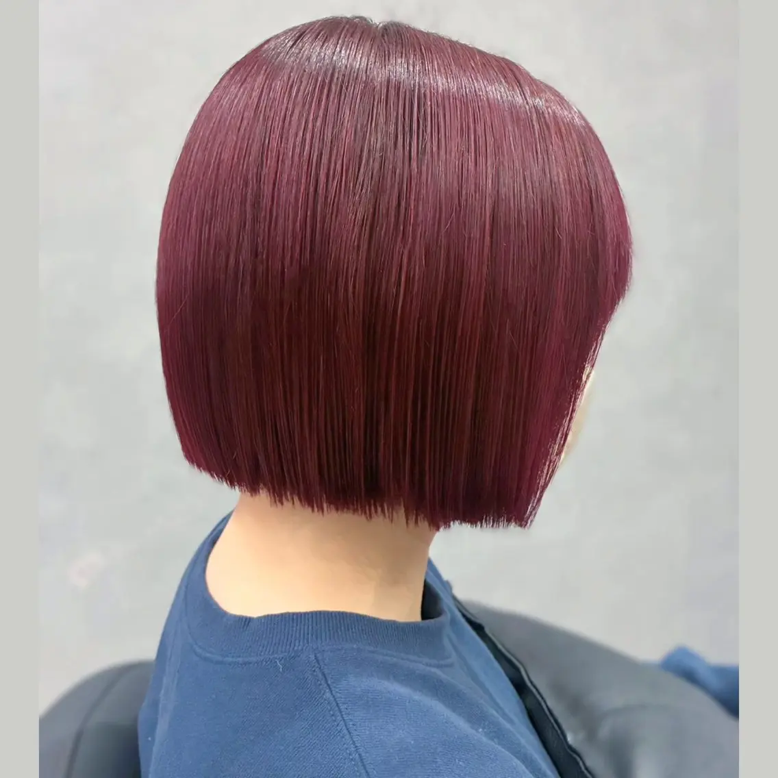 ショート カラー ブリーチ ブリーチなしカラー レッドカラー ボブ ヘアカラー トリートメント TheEct🫧ca now SUZUNOのヘアスタイル