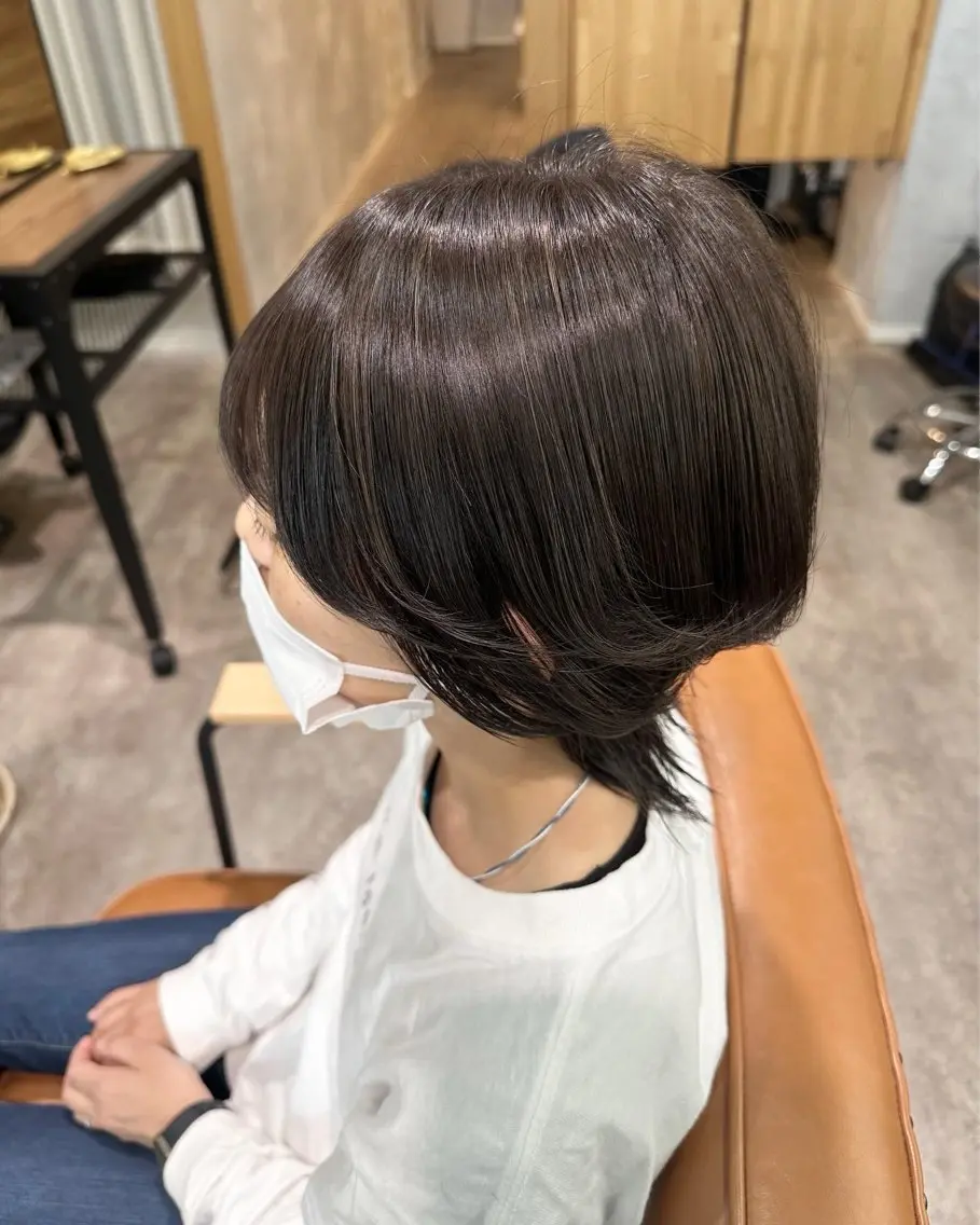 カラー ヘアカラー トリートメント 木村 心海☆明石のヘアスタイル