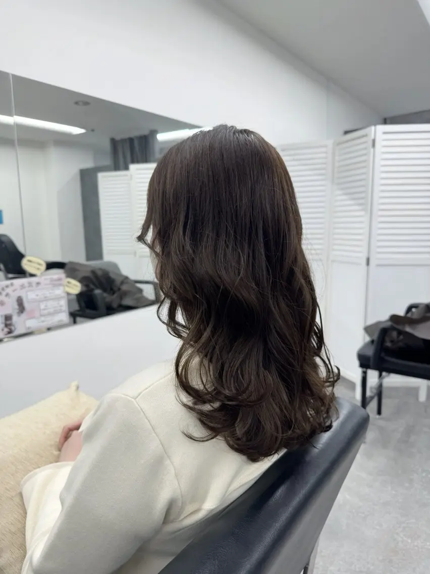 セミロング 髪質改善メニュー 長井 美佐子のヘアスタイル