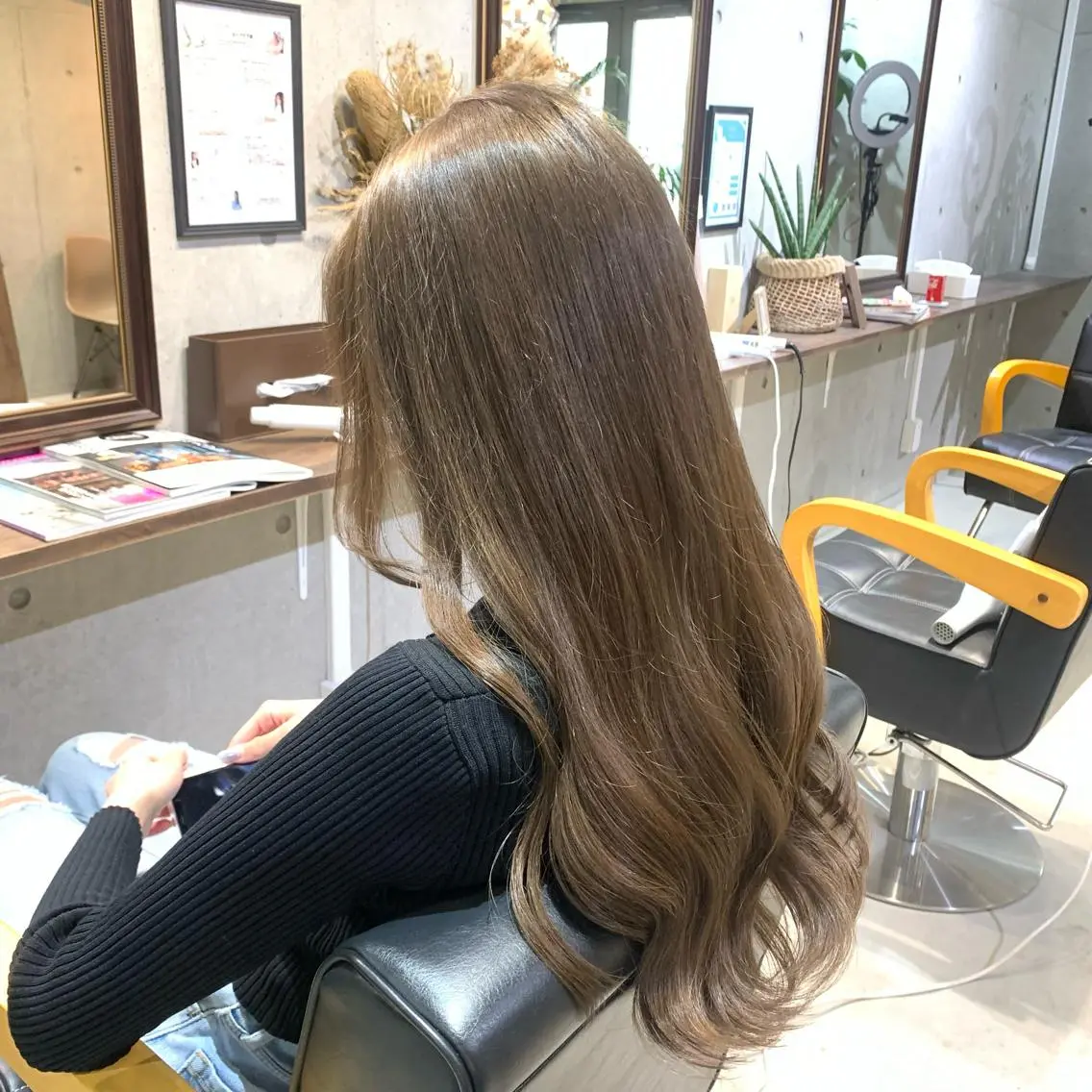 ロング カラー 櫻井 なんなのヘアスタイル