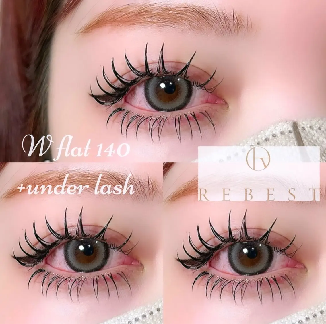 マツエク・マツパ yuuka REBEST心斎橋のマツエク・マツパデザイン