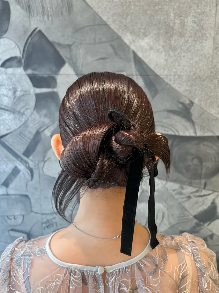 ヘアアレンジ ヘアセット suzuna ⋆꙳✮のヘアスタイル
