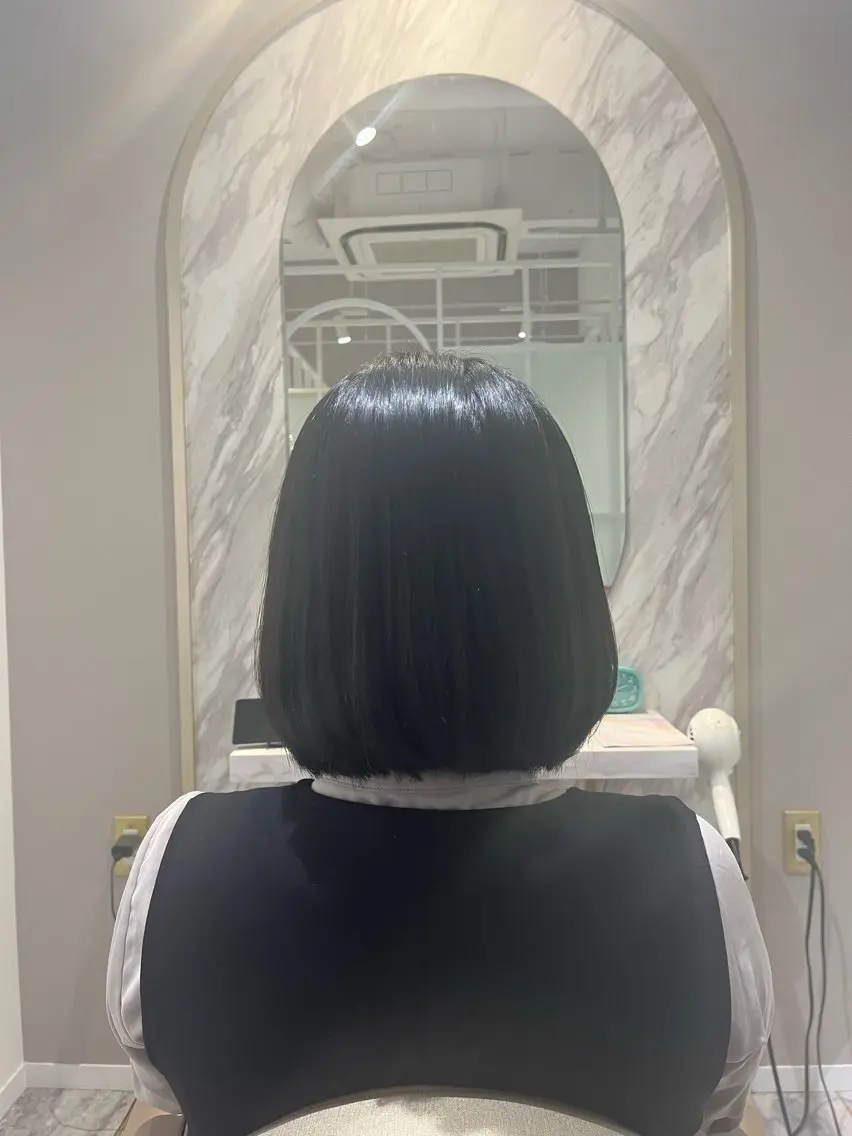 ミディアム カット ヘッドスパ 艶ボブ🌼 MAHOのヘアスタイル
