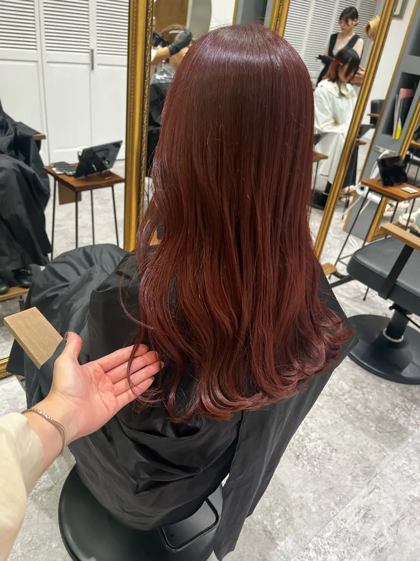 カラー ヘアカラー ピンクカラーアレンジ 🩷AYANA🩷のヘアスタイル