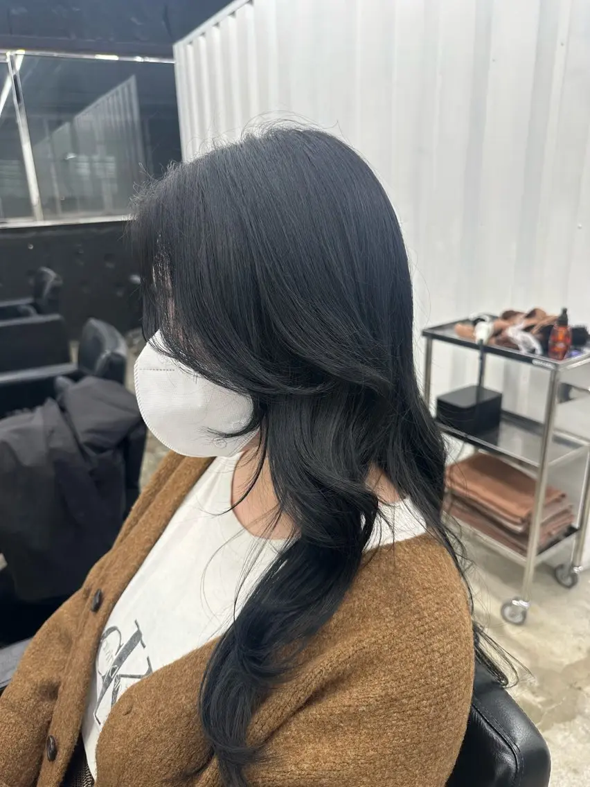 ロング カラー ヘアカラー トリートメント 🎀ミカ/レイヤー/ 韓国ヘア/原宿🎀のヘアスタイル