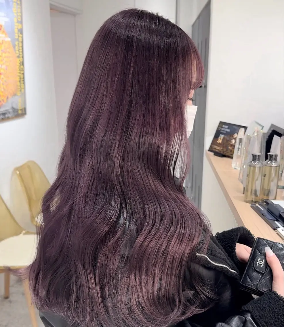 セミロング カラー ヘアカラー 🫧盛れハイトーン/ ミルクティー🎀サキのヘアスタイル
