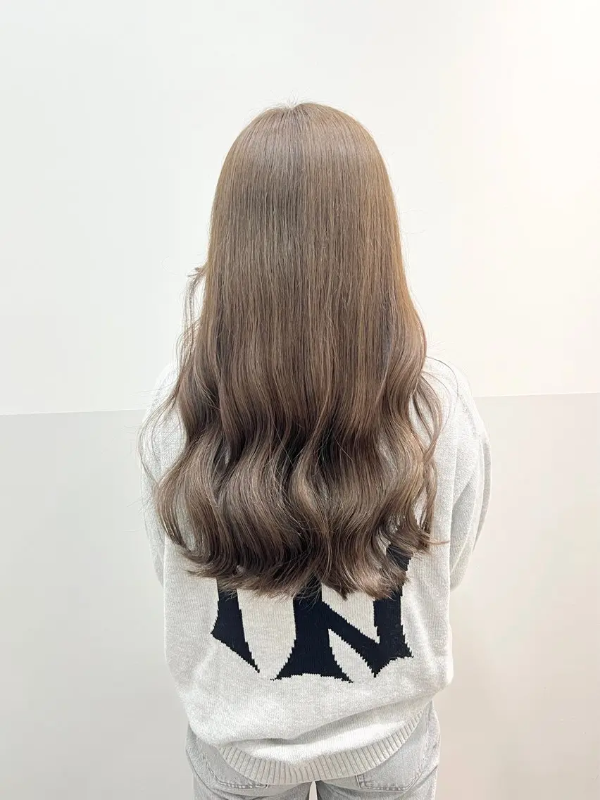 ロング カラー ヘアアレンジ ハイライトカラー ハイライト カット ヘアカラー 似合わせレイヤー/ 美髪縮毛矯正/ミナエのヘアスタイル