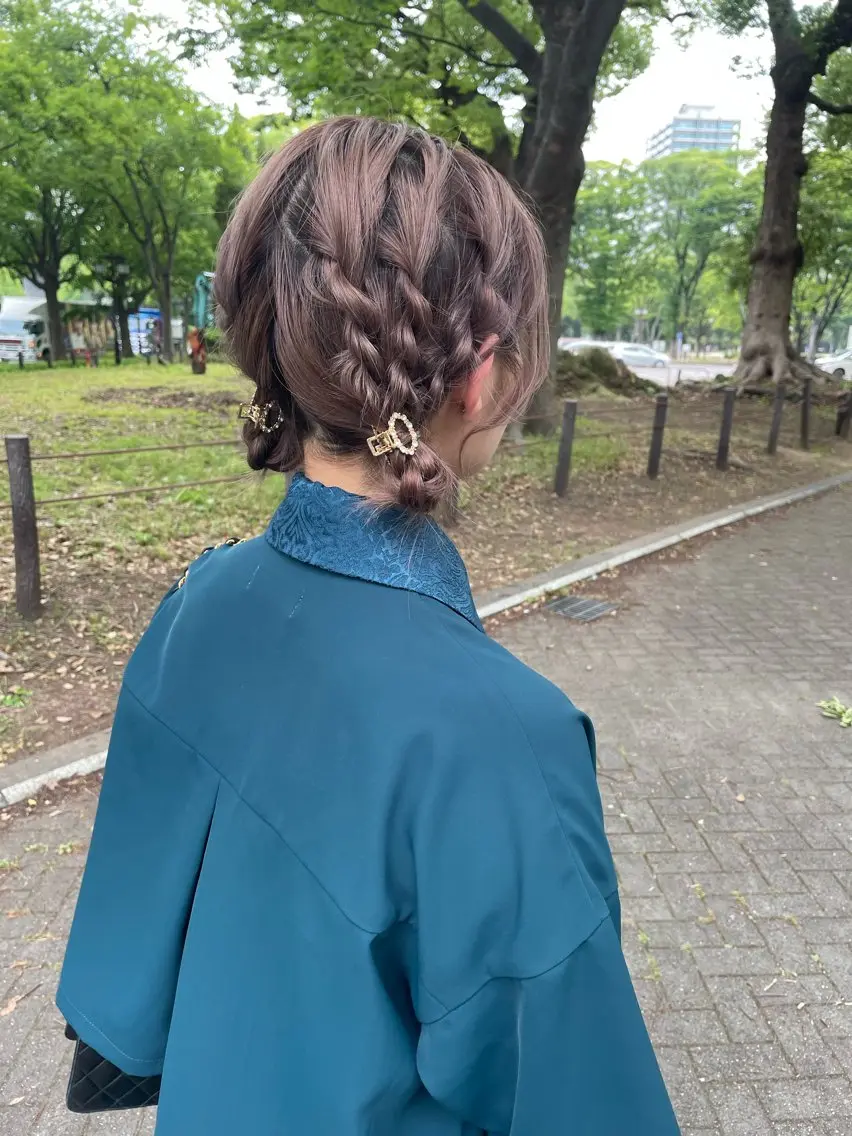 ヘアアレンジ たけみ りさのヘアスタイル