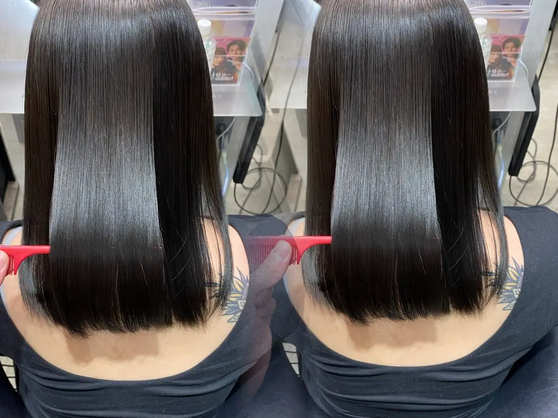 ミディアム カラー 髪質改善 トリートメント カット ヘアカラー トリートメント レイヤー×髪質改善✨ 渋谷/佐藤侑哉のヘアスタイル