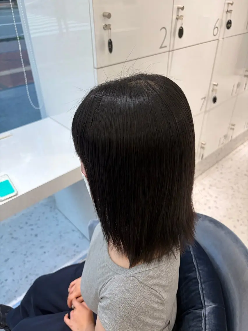 ミディアム 縮毛矯正 菅原 禅のヘアスタイル