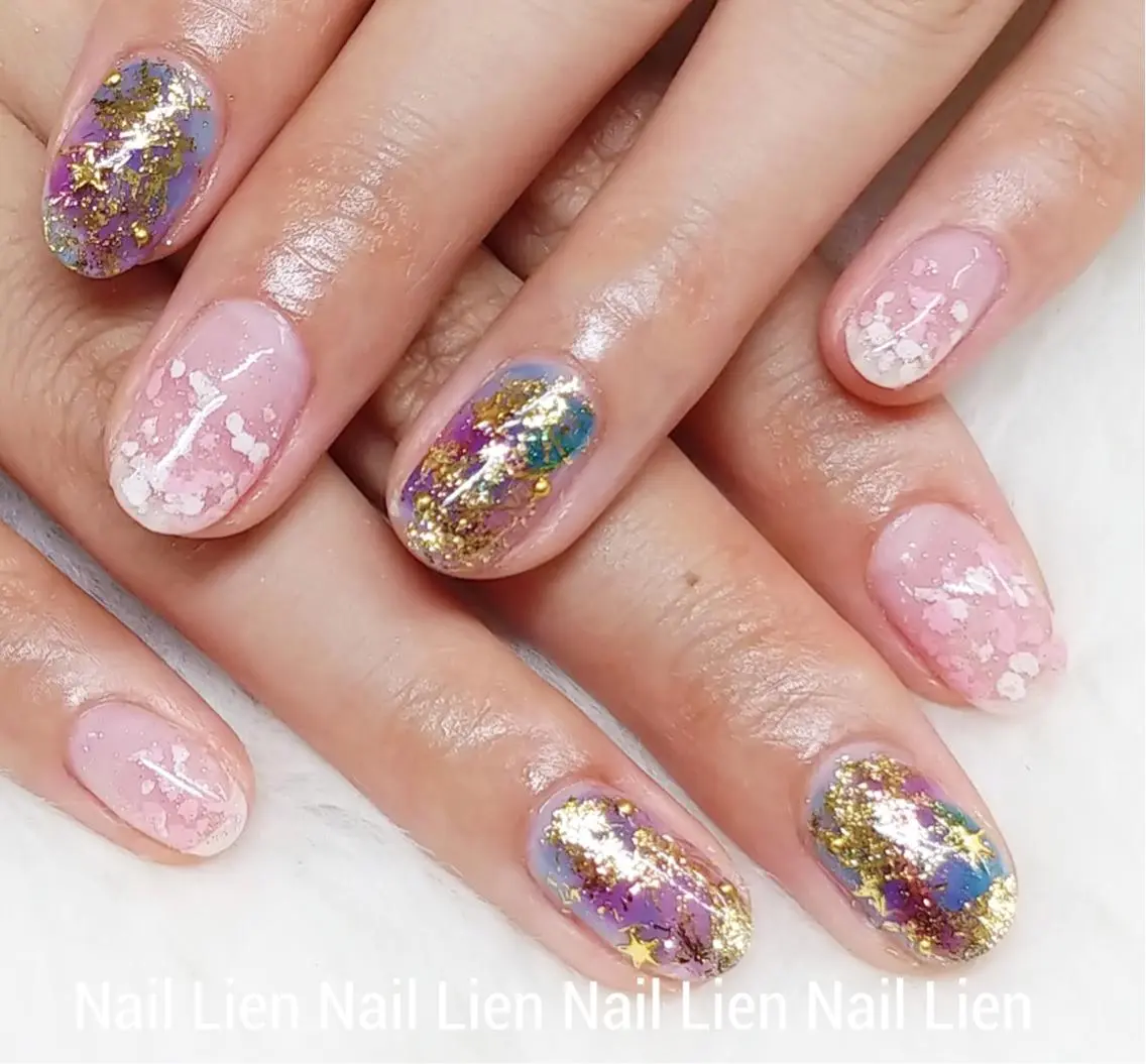 ネイル キラキラネイル Nail lieNのネイルデザイン