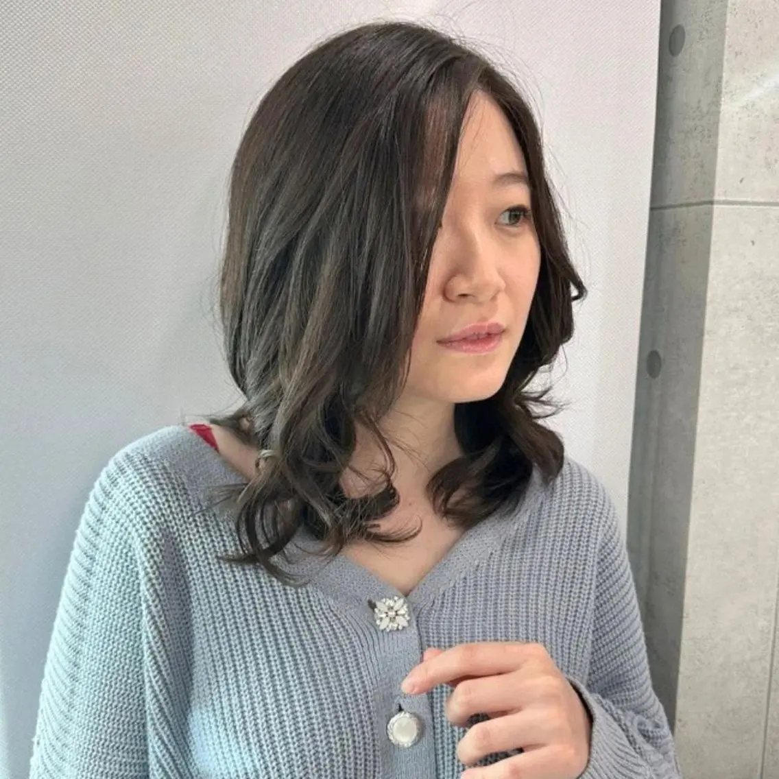 ミディアム パーマ ミディアムパーマ ❇️安達 優心❇️ レイヤー/艶髪特化のヘアスタイル