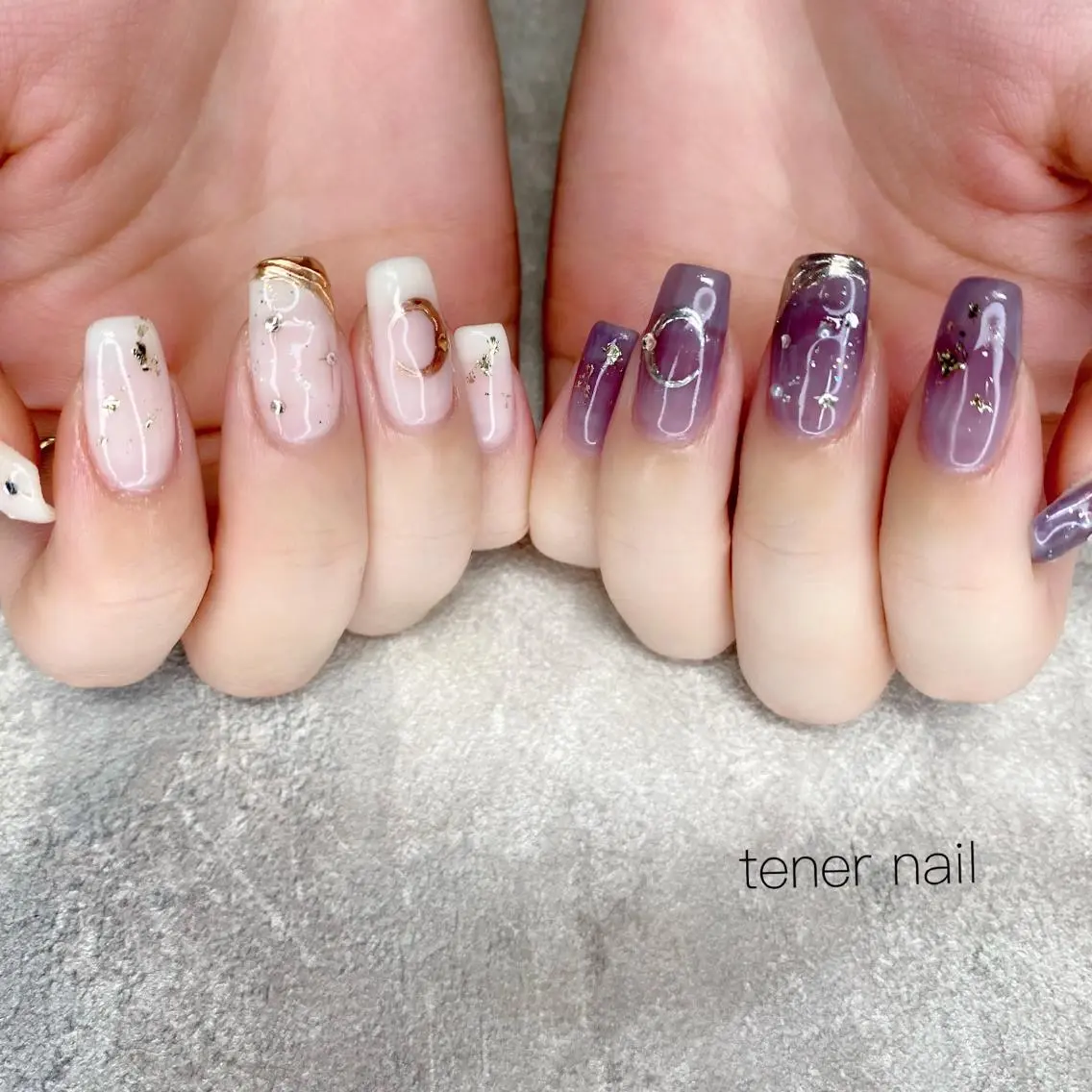 ネイル キラキラネイル テネルネイル tener nailのネイルデザイン
