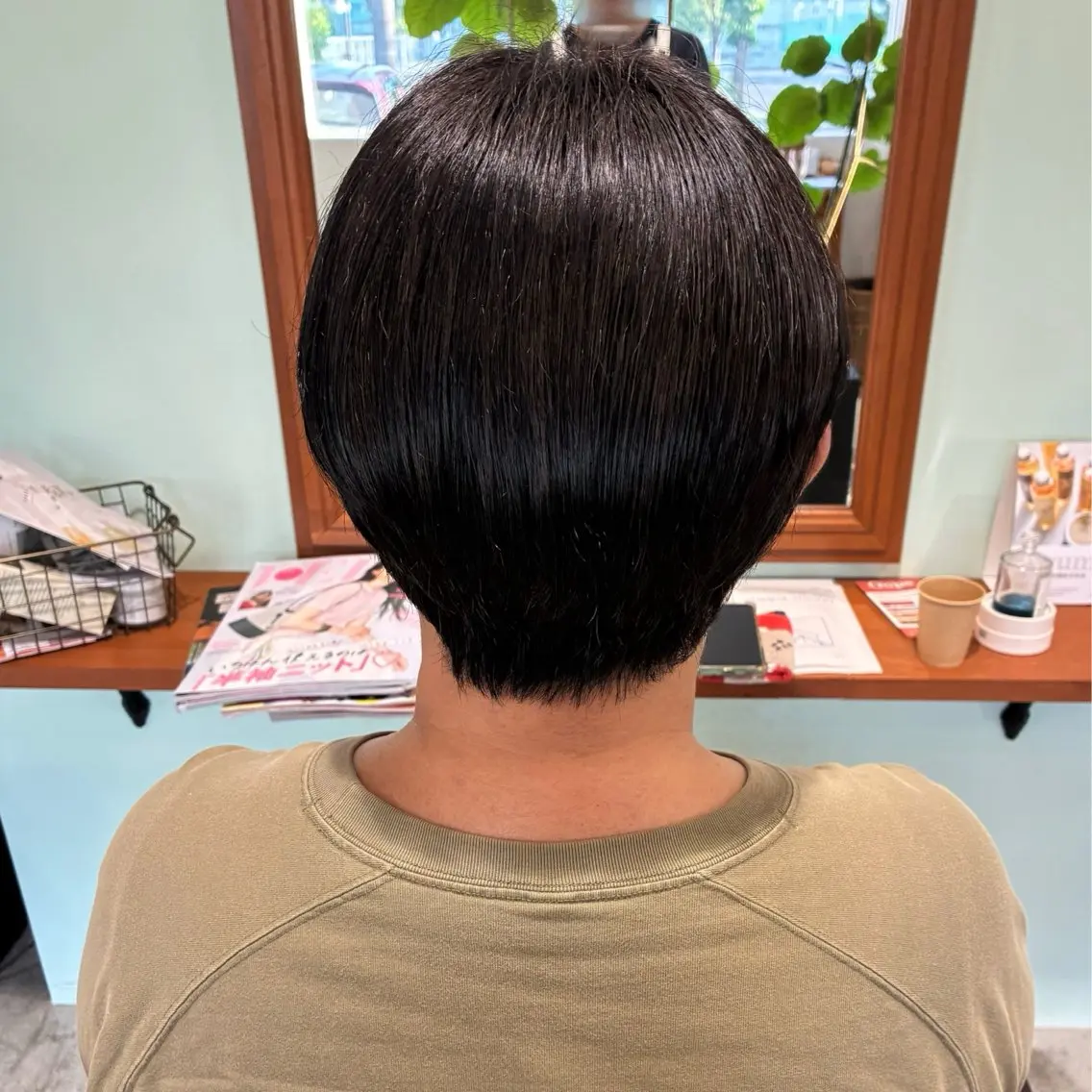 ショート カラー 森本 ゆらのヘアスタイル