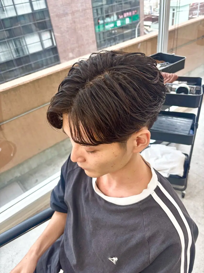 メンズ カット パーマ 【横浜メンズ🔥 】あやか❤️‍🔥のヘアスタイル