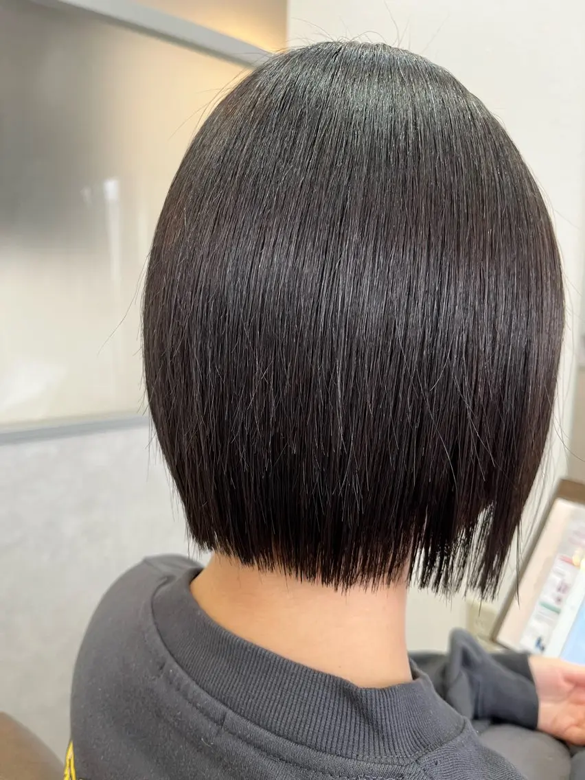 ショート ボブ 暖色＊ベージュ ＊くらたあやかのヘアスタイル