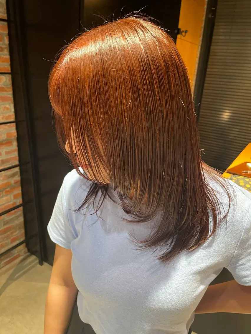 セミロング カラー rin 🖤〈大宮〉のヘアスタイル