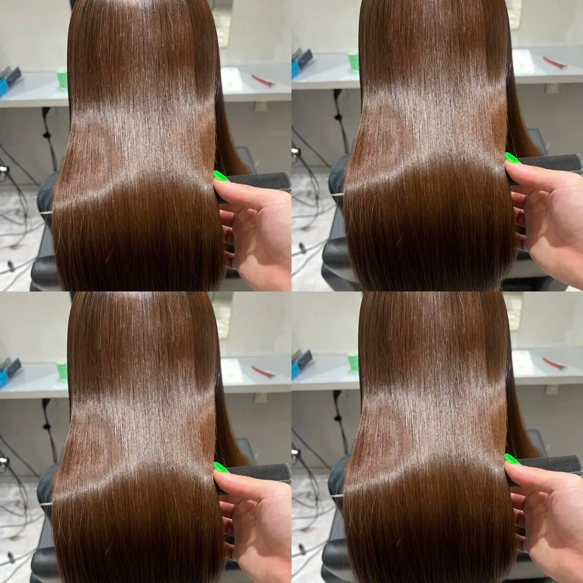 ミディアム カラー カット ヘアカラー トリートメント レイヤー×艶髪特化 マネージャー安藤光司のヘアスタイル