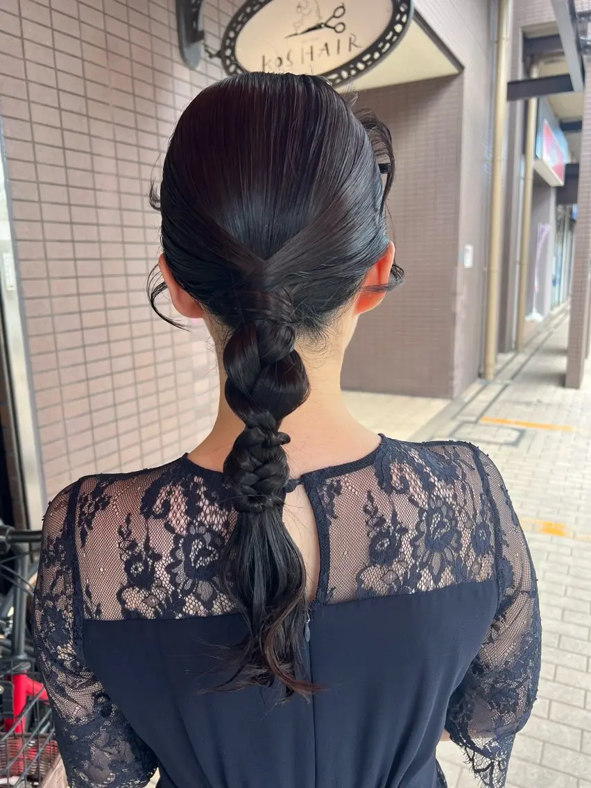 ヘアアレンジ 結婚式・ブライダル ヘアセット HONOKA ボブ得意/尼崎のヘアスタイル