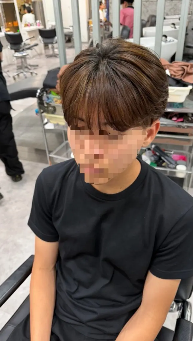 パーマ メンズ マッシュ メンズパーマ シースルーマッシュ ニュアンスパーマ カット パーマ トリートメント fifth /田中 大雅のヘアスタイル