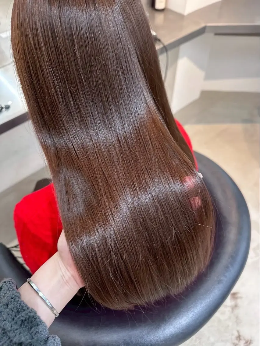 ロング カラー ヘアカラー うる艶カラー 🪐💫serenaのヘアスタイル