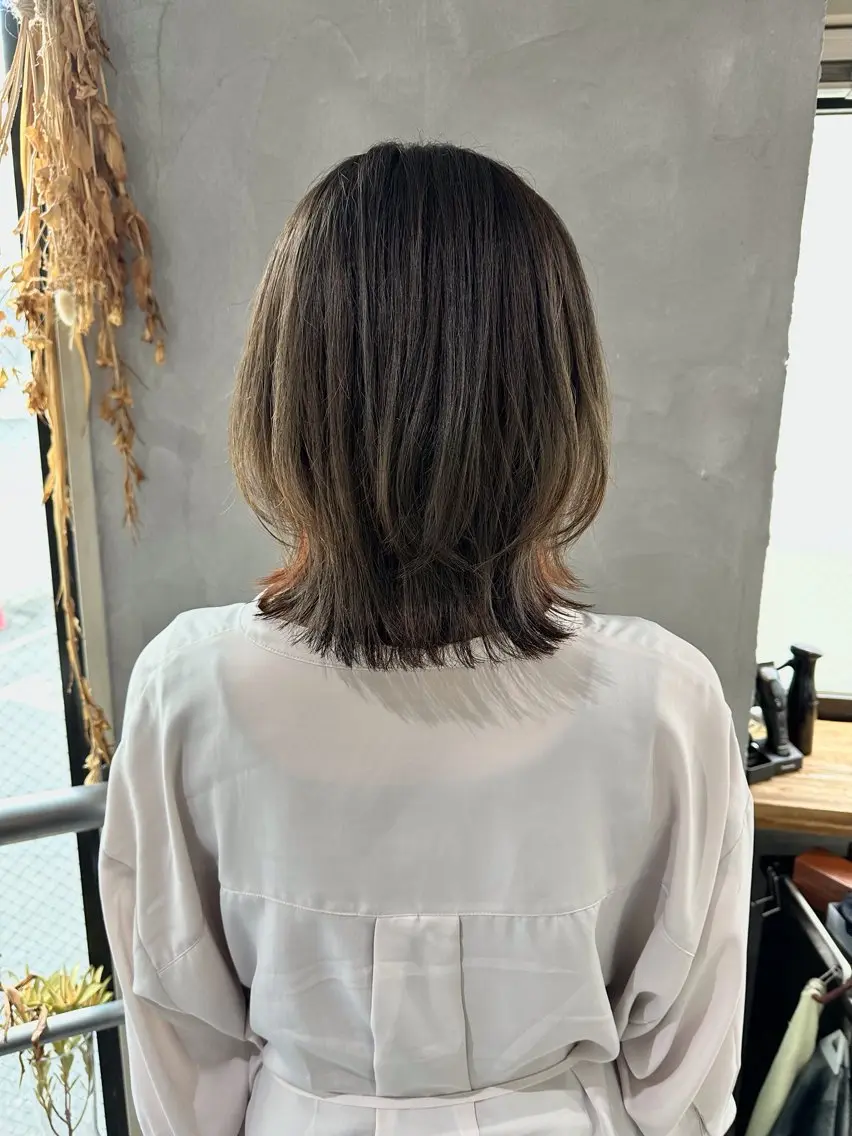 🪐【伸びた根元綺麗に更新✨】ミニモ限定❣️根元の白髪染め🪐の写真