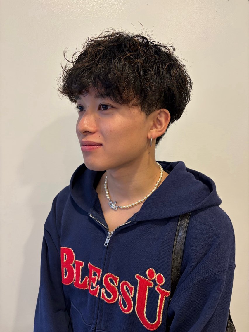 パーマ メンズ カット パーマ Nico☺︎🎀YU レイヤー/カットのヘアスタイル