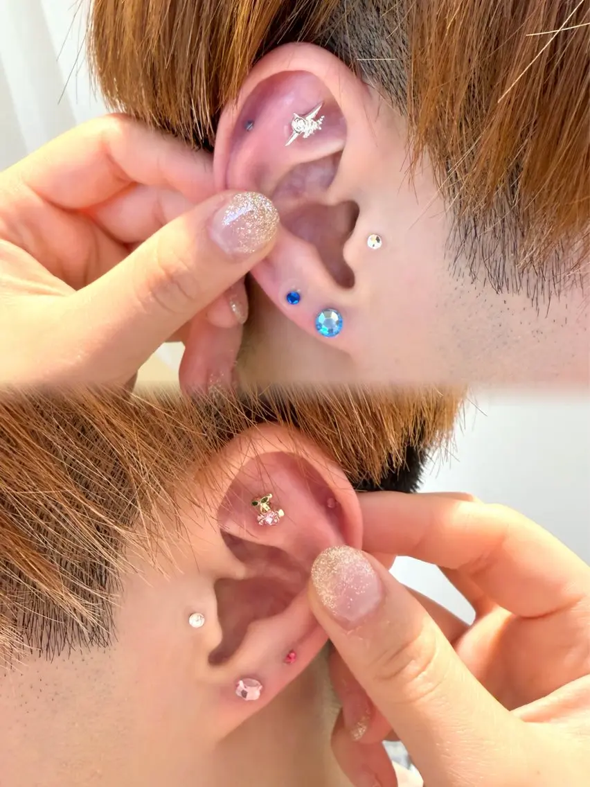 ✨️デビュー記念価格✨️耳つぼジュエリー8粒💎の写真