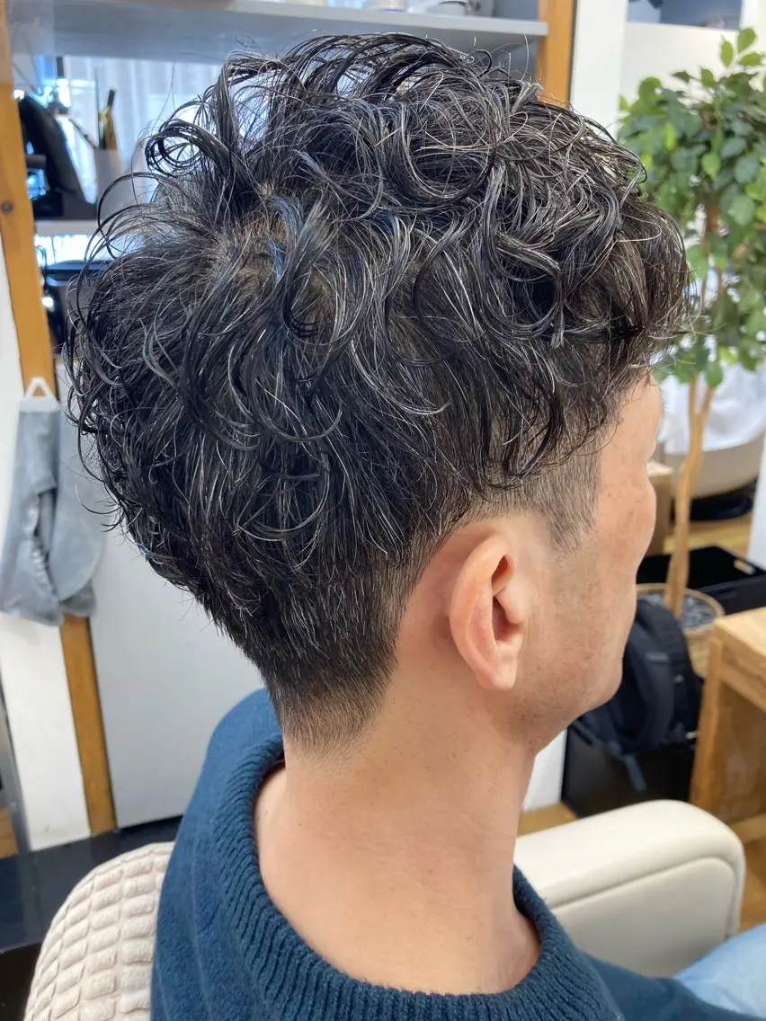 ショート カット パーマ トリートメント GREVEN木場 今　さやかのヘアスタイル
