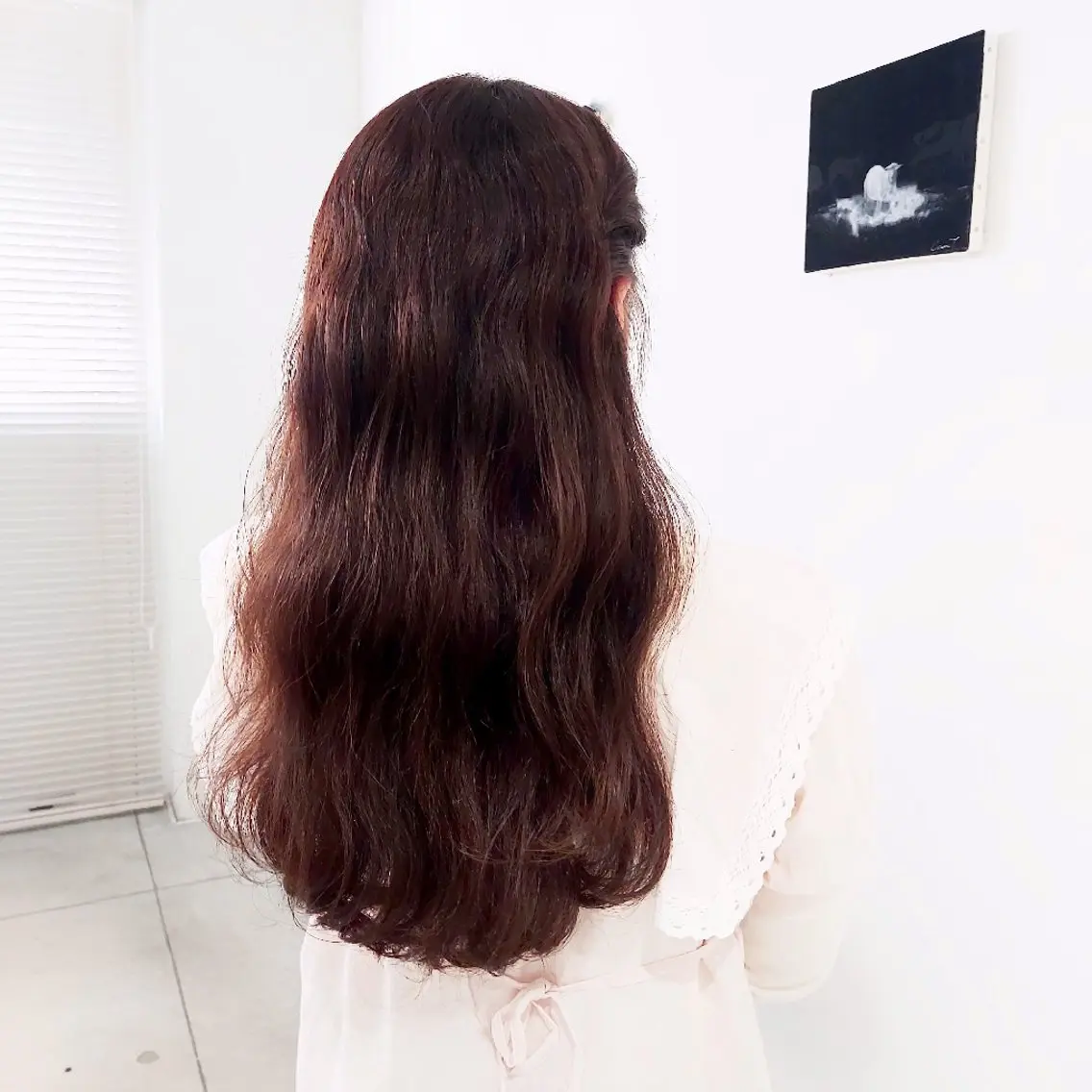 ロング カラー ブリーチ ブラウンカラー ブリーチなしカラー オレンジ オレンジブラウン 樋口 千尋のヘアスタイル