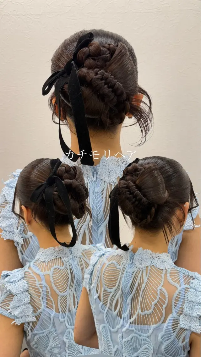 ロング ヘアセット 薄田 珠美のヘアスタイル