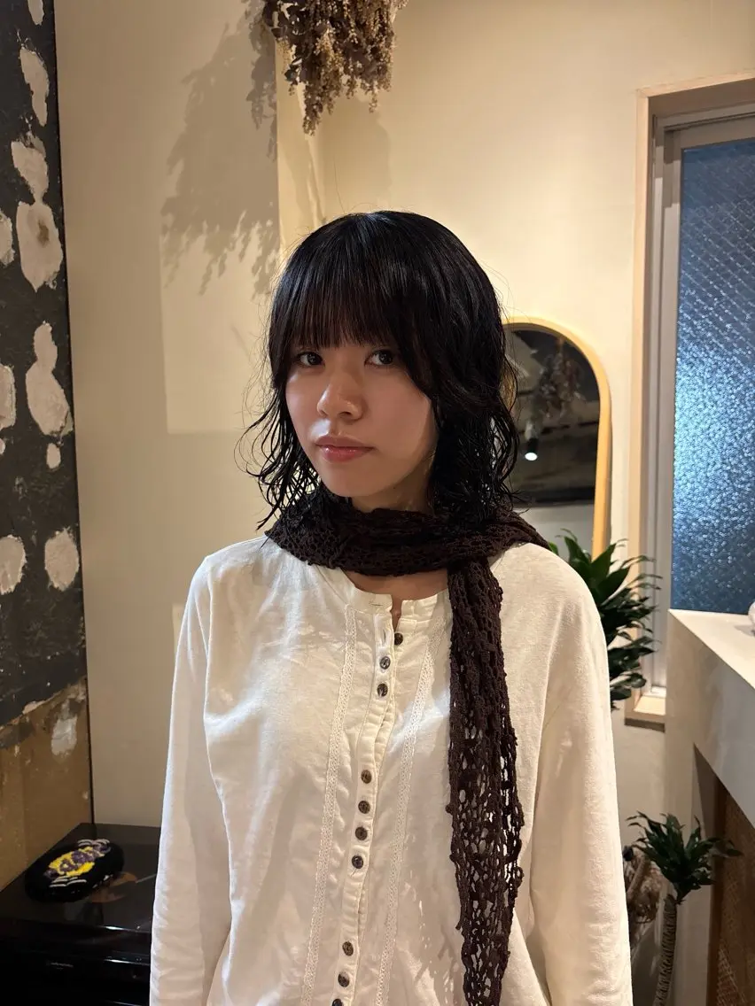 ミディアム パーマ Kanoe /モデル募集中のヘアスタイル