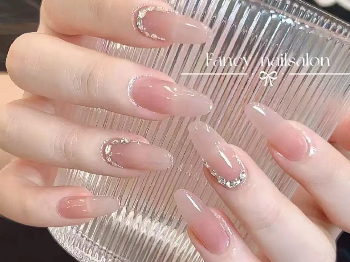 ネイル チークネイル 長さ出し フットネイル フレンチネイル ジェルネイル ハンドネイル Fancy nail salonのネイルデザイン